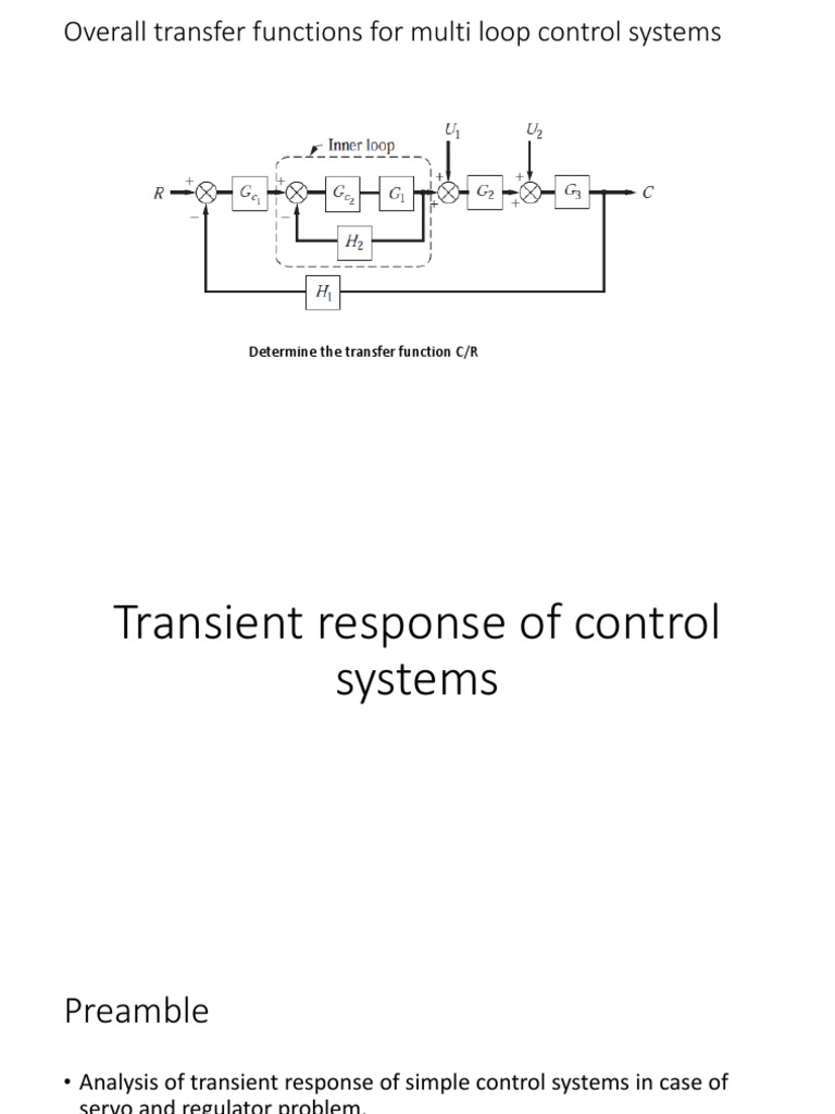 Control System Transfer Function Analysis | PDF | Control System ...
