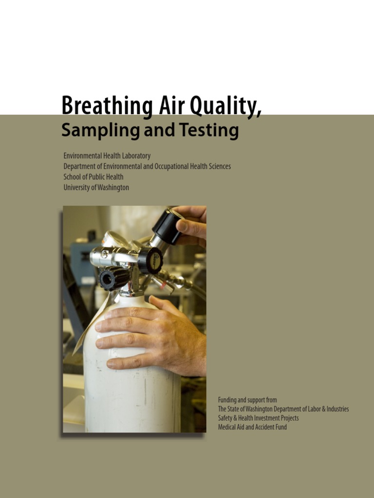 Breathing Air Quality Sampling Testing Carbon Dioxide Oxygen
