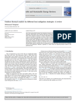 Outdoor Thermal Comfort by Different Heat Mitigation Strategies