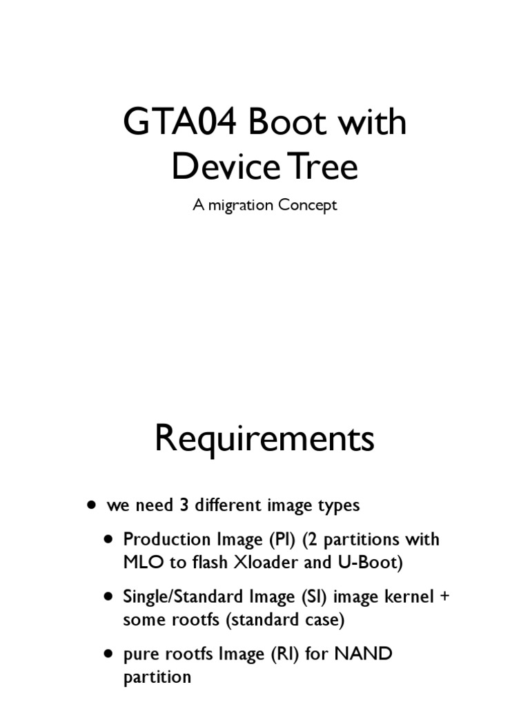 Device Tree Migration PDF Booting Kernel (Operating System)