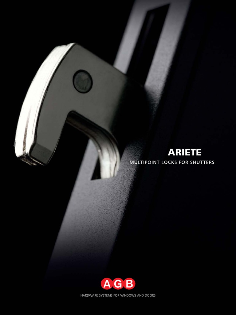 Ariete Ariete: Serrature Multipunto Per Imposte Multipoint Locks For ...