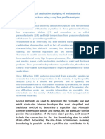 Mechanical Activation Studying of Wollastonite Microstructure Using X-Ray Line Profile Analysis