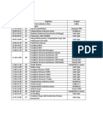 Rundown Expo Panitia