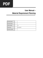 MRP User Manual