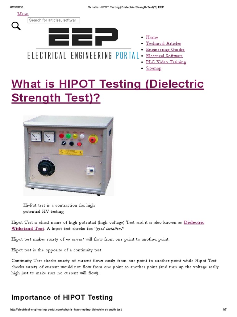 what-is-hipot-testing-dielectric-strength-test-eep-capacitor