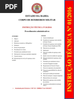 IT 01 - Procedimentos Administrativos (CBM BA)