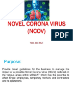 Novel Corona Virus (NCoV)