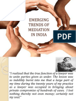 Emerging Trends in Mediation 1