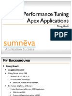 Performance Tuning Apex Applications