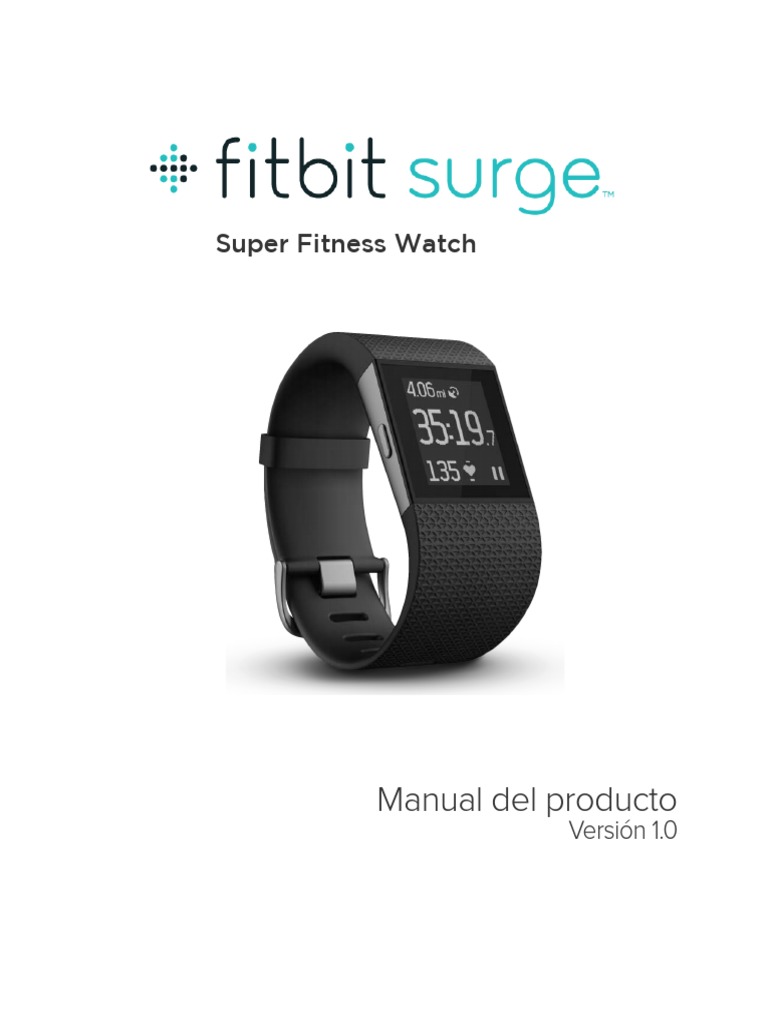 Fitbit Surge | PDF | Sistema de Posicionamiento Global | Point and Click