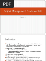 1. Project Management Fundamentals