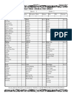 Character Sheet - World Tree