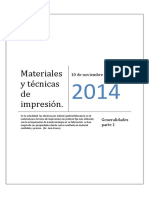 Materiales y Tecnicas de Impresion 1 PDF