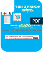 Prueba Evaluacion Semantica4 Comprension Oral 2 PDF