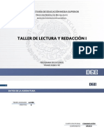 Taller de Lectura y Redaccion I