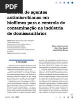 41-49-biofilmes - EFICÁCIA DE AGENTES ANTIMICROBIANOS EM BIOFILMES PARA O CONTROLE DA CONTAMINAÇÃO NA INDÚSTRIA DE DOMISSANITÁRIOS.pdf