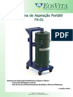 Sistema Portátil de Aspiração e Filtragem de Fumos de Solda - FX - 01