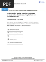 Understanding Teacher Identity an Overview of Issues in the Literature and Implications for Teacher Education