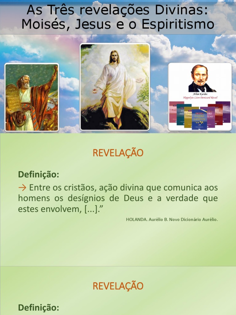 As Três Revelações | PDF | Lei de Moisés | Revelação
