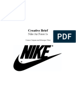 Nike Creative Project Brief Sample PDF