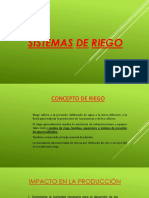 Proyectos de Riego