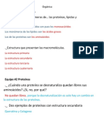 ¿Cuáles Son Los Monómeros de Las Proteínas, Lípidos y Carbohidratos?