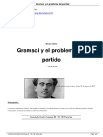 Douet, Yohann. Gramsci y El Problema Del Partido