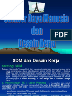 SDM Dan Desain Kerja