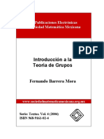 Introducción A La Teoria de Grupos PDF