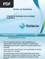 A Gestão Da Qualidade Como Estratégia Competitiva