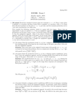 ECE 586: Exam I: Monday April 1, 2013 7:00 P.M. - 8:30 P.M. 168 Everitt Laboratory