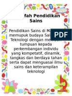 Falsafah Pendidikan Sains