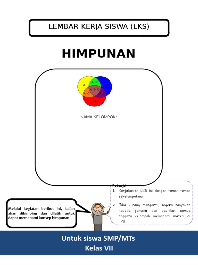 Lembar Kerja Siswa Materi Himpunan | PDF