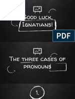 Cases of Pronouns