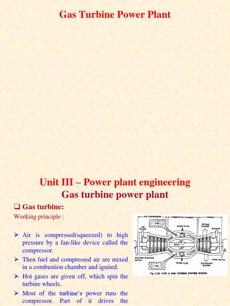 Power Plant Gas Turbine Based Pdf Gas Turbine Gas Compressor