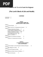 Le livre de Vie et de Santé du Seigneur