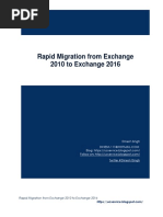 Migrating Guide From Exchange 2010 To Exchange 2016 PDF