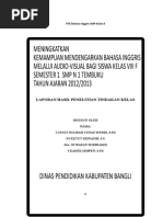 Download PTK Bahasa Inggris SMP Kelas 8docx by wazira2013 SN356820320 doc pdf