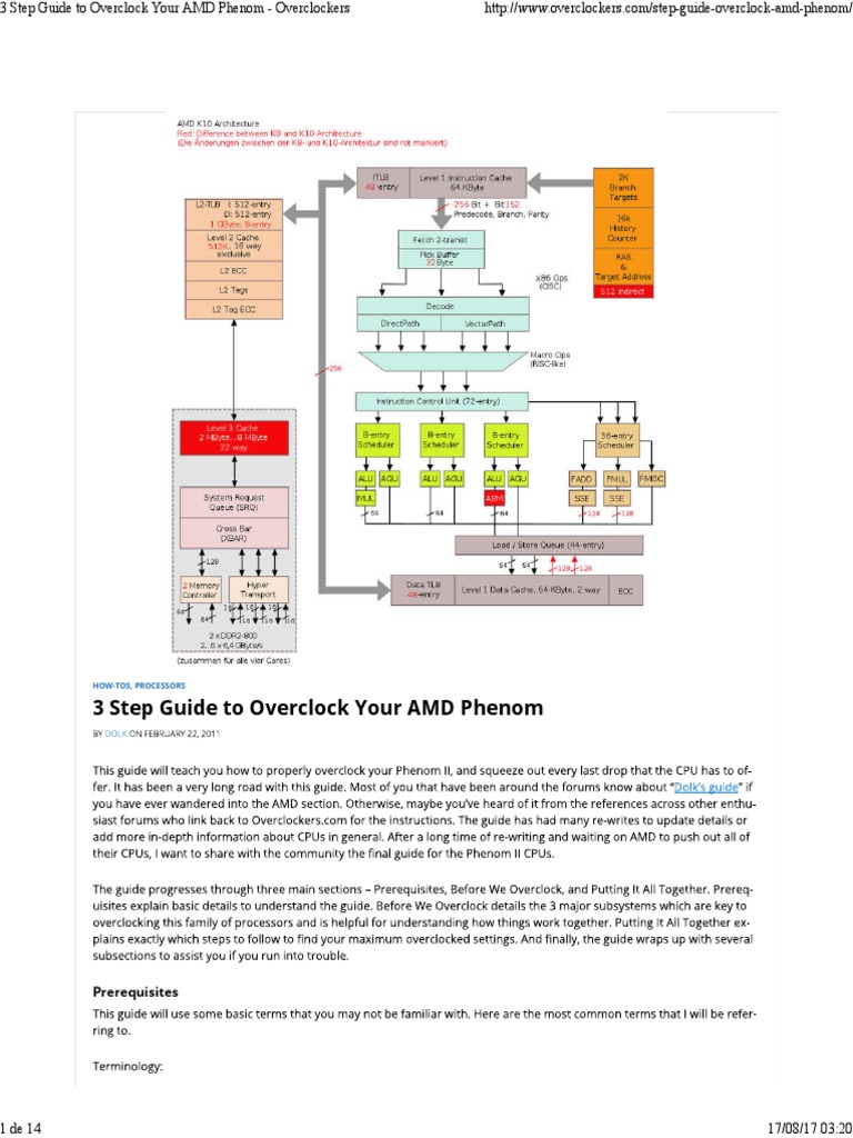 Overclocking Guide for AMD Phenom | PDF | Advanced Micro Devices ...