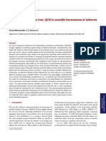 Role of a Chin Transmission of Airborne Infections 508