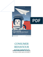 Consumer Behaviour Assignment: RANJANA KEJARIWAL - 16021141083