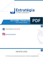 Reforma Trabalhista 2017 Estratégia Concursos PDF