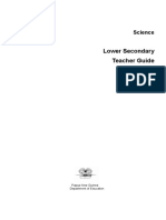 Teachers Guide Lower Secondary Science PDF