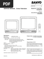 SERVICE MANUAL Colour Television: Model No. C14LT77M C20LB87M