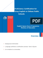 MINEDUC Language Proficiency Certification