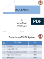 VHDL Basics: BY: Varun Tiwari VNIT, Nagpur