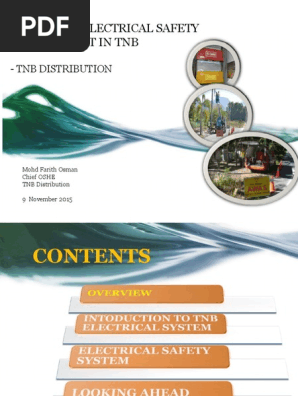 Improving Electrical Safety Management Tnb Pdf Safety