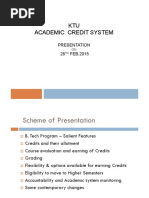 KTU B.Tech Credit and Grading System 2024 | PDF | Course Credit ...