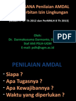Tata Laksana Penilaian AMDAL Dan Penerbitan Izin Lingkungan Maret 2014 Darma