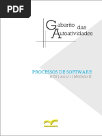 Gabarito - Processos de Software
